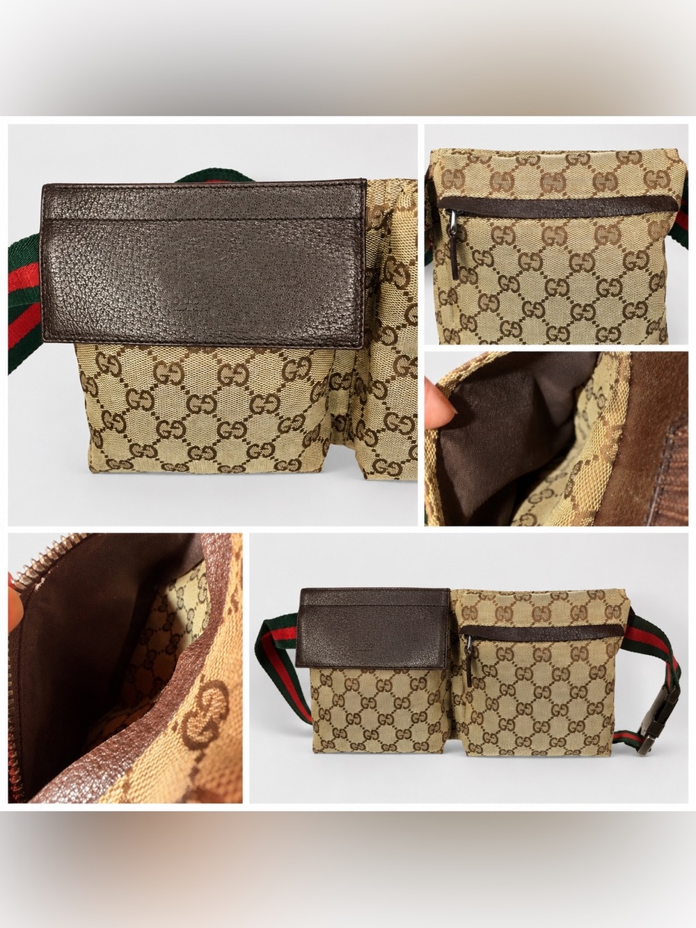 Gucci GG Canvas Belt Bag / Waist Bag / Crossbody - Picture 9 of 16